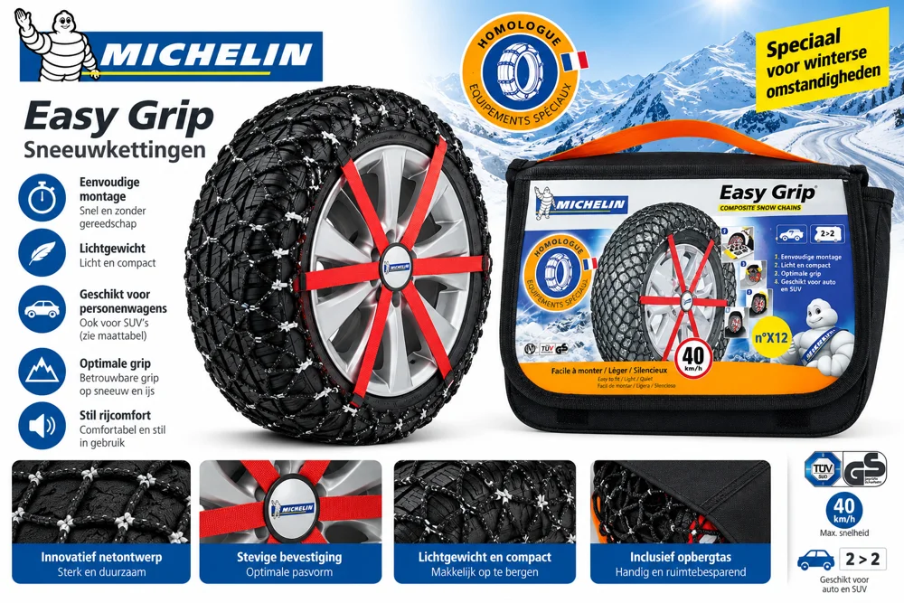 Michelin Easy Grip composiet sneeuwkettingen